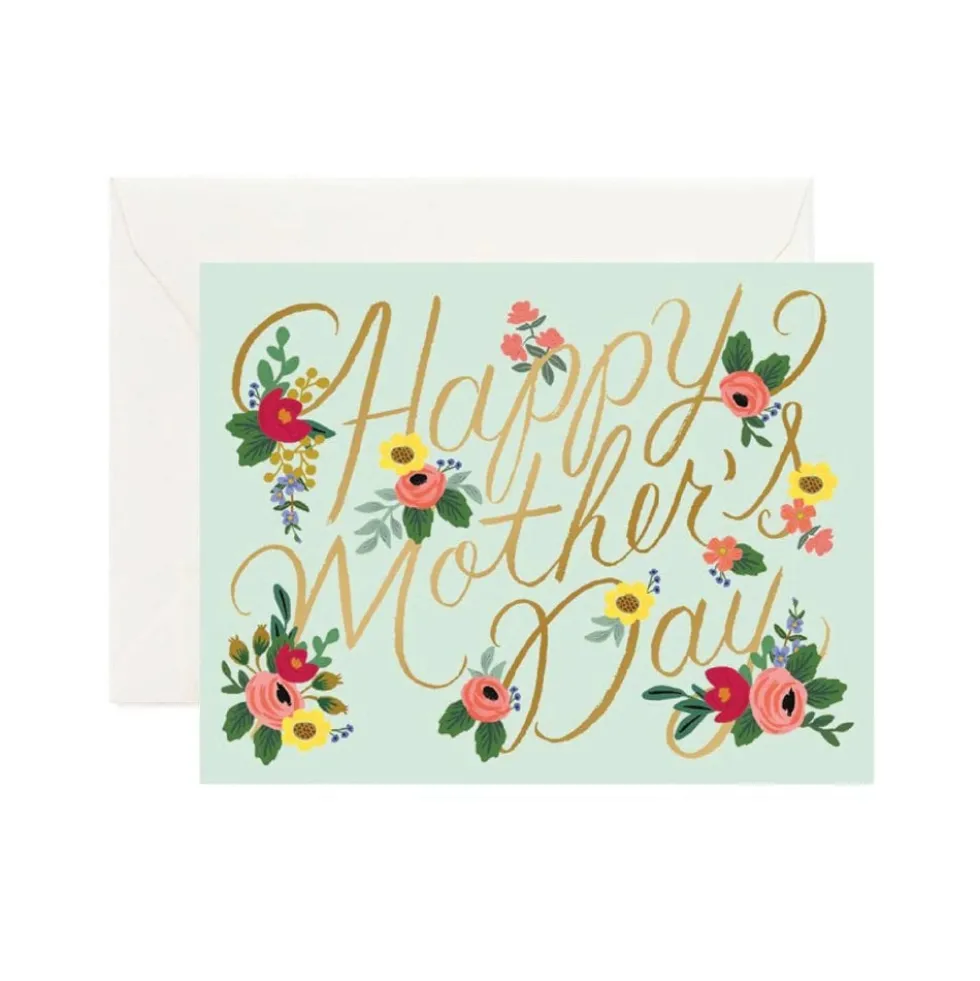 Tarjeta Postal Día de la Madre Rosa - Rifle Paper Co