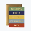 Tarjeta Postal Día del Padre - Color Block Fathers Day - Rifle Paper
