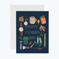 Tarjeta Postal Día del Padre -Dad's Favorite Things - Rifle Paper Co