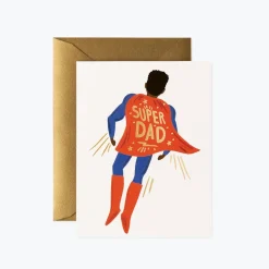 Tarjeta Postal Día del Padre -Soaring Super Dad - Rifle Paper Co