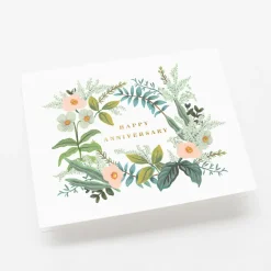 Tarjeta Postal Felicitación Aniversario Bouquet - Rifle Paper