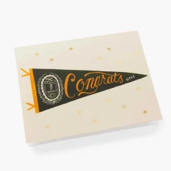Tarjeta postal felicitación - Congratss Pennant - Rifle Paper Co