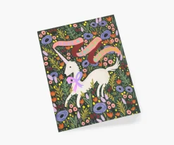 Tarjeta postal felicitación cumpleaños Unicornio Magical - Rifle Paper