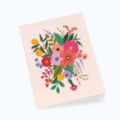 Tarjeta Postal Flores Rosa Pálido Garden Party Blush - Rifle Paper