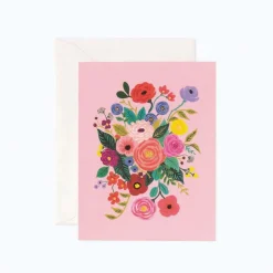 Tarjeta Postal Flores Rosas Garden Party Rose Card - Rifle Paper