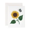 Tarjeta Postal Flor Girasol - Sunflower - Rifle Paper
