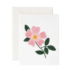 Tarjeta Postal Flor Wild Praire Rose - Rifle Paper