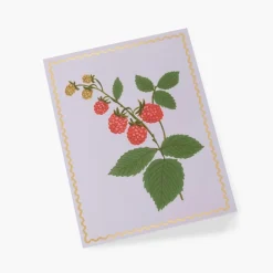 Tarjeta Postal Frambuesas - Raspberry - Rifle Paper Co