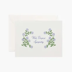 Tarjeta Postal Hydrangea Sympathy - Rifle Paper Co