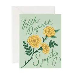 Tarjeta Postal Marigold Sympathy - Rifle Paper Co