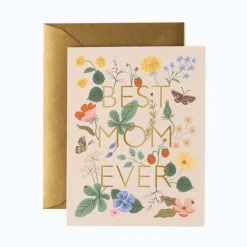 Tarjeta Postal Mejor Madre Best Mom Ever Card - Rifle Paper