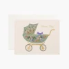 Tarjeta Postal Nacimiento Floral Pram - Rifle Paper Co