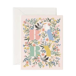 Tarjeta Postal Nacimiento Mayfair Baby - Rifle Paper