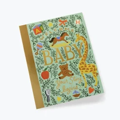 Tarjeta Postal Nacimiento Storybook Baby - Rifle Paper