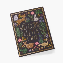 Tarjeta Postal Nacimiento Woodland Welcome - Rifle Paper Co