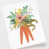 Tarjeta postal Pascua - Carrot Bouquet - Rifle Paper Co