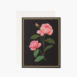 Tarjeta Postal Rosa - Pink Rose - Rifle Paper Co