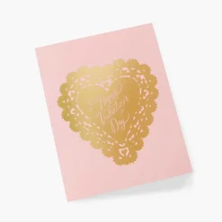 Tartjeta Postal San Valentín Doily Valentine - Rifle Paper Co